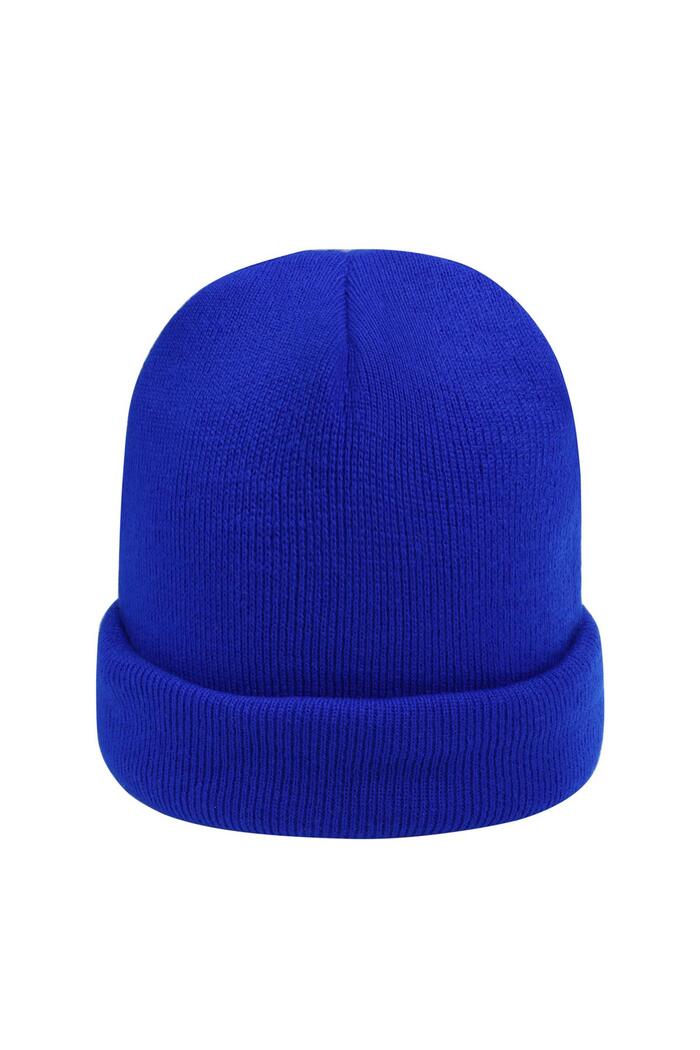 Mütze Regenbogenfarben Blau Acryl 